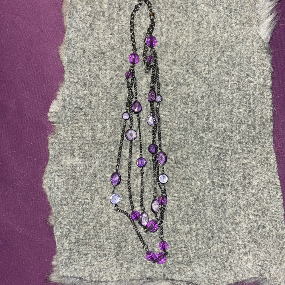 Purple necklace